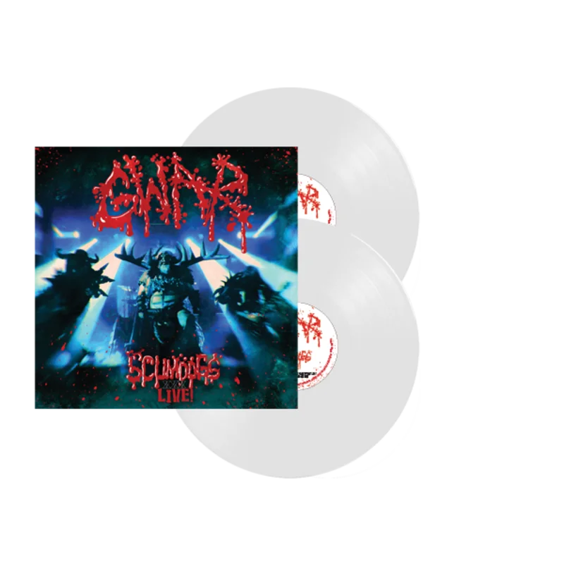 GWAR XXX LIVE! THE SCUMDOGS OF THE UNIVERSE 30TH ANNIVERSARY REUNION' 2LP - EXCLUSIVE - LTD. 350 - WHITE