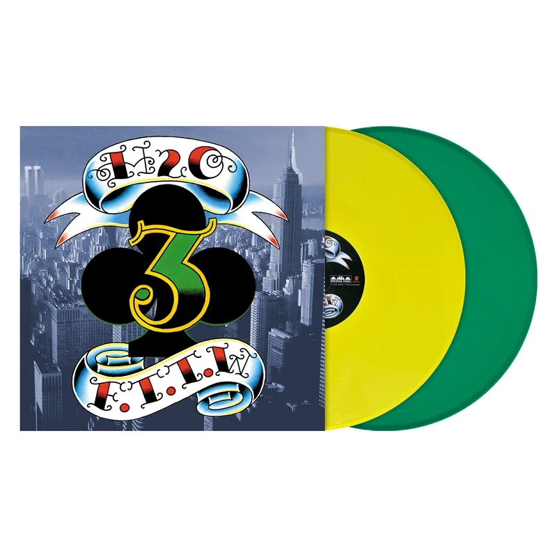 H2O FASTER THAN THE WORLD 25TH ANNIVERSARY 2LP - EXCLUSIVE - LTD. 200 - OPAQUE YELLOW/OPAQUE GREEN