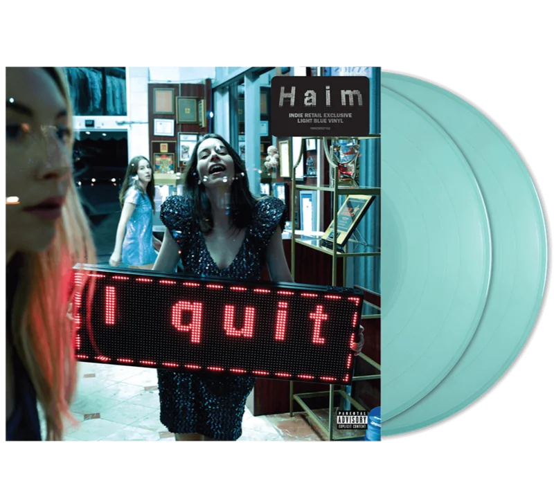 HAIM - I QUIT - INDIE EXCLUSIVE - LIGHT BLUE COLOR - 2-LP - VINYL LP