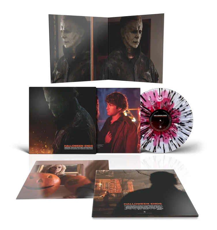 'HALLOWEEN ENDS' MOTION PICTURE SOUNDTRACK LP - EXCLUSIVE - LTD. 500 - RED/CLEAR/BLACK/SPLATTER