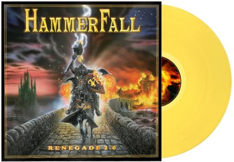 HAMMERFALL 'RENEGADE 2.0' LP - TRANSPARENT YELLOW
