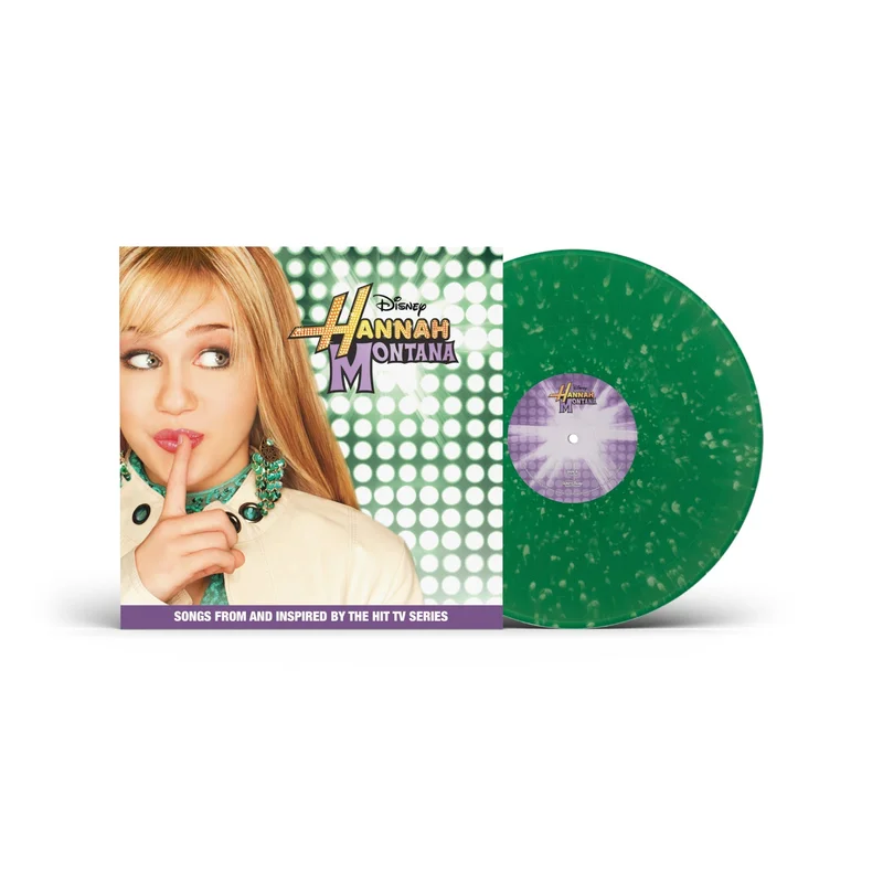 HANNAH MONTANA - HANNAH MONTANA: SONGS FROM AND INSPIRED BY THE HIT TV SERIES - GREEN COLOR - VINYL LP