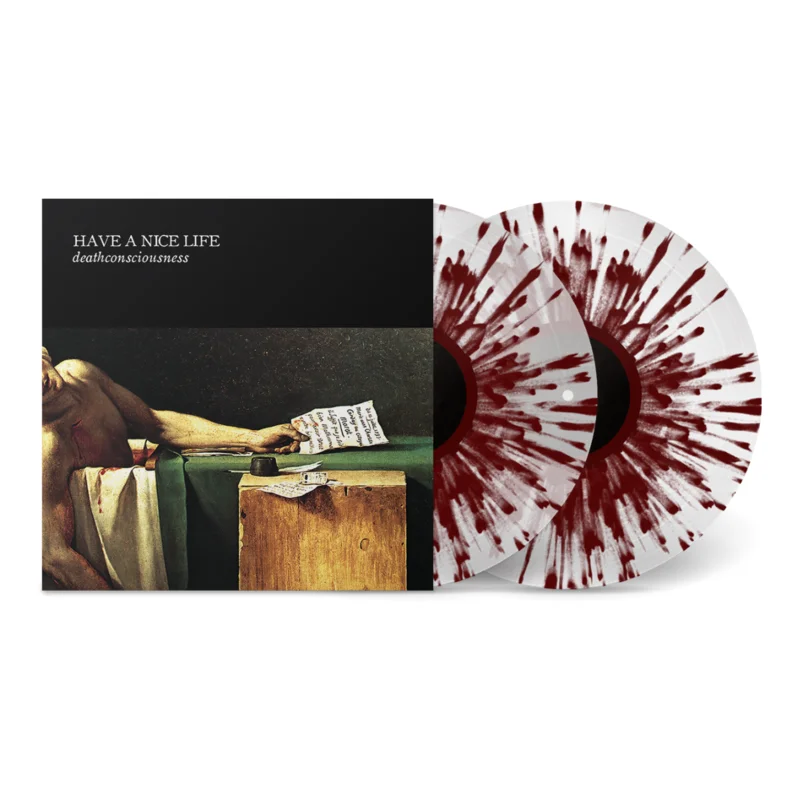 HAVE A NICE LIFE DEATHCONSCIOUSNESS 2LP - EXCLUSIVE - LTD. 300 - CLEAR/OXBLOOD/SPLATTER