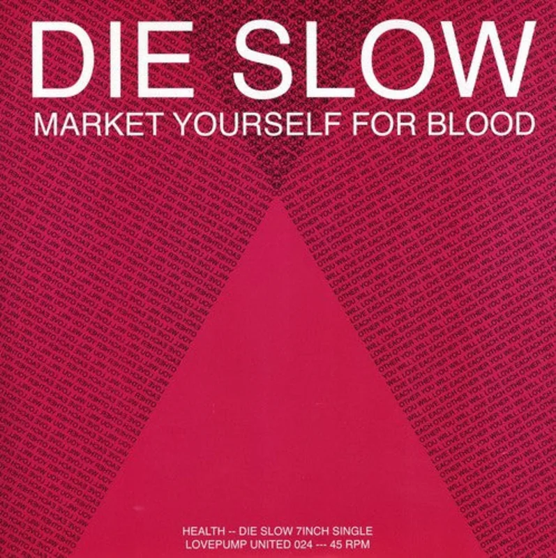 HEALTH - Die Slow/Pictureplane Rmx [7" Vinyl]
