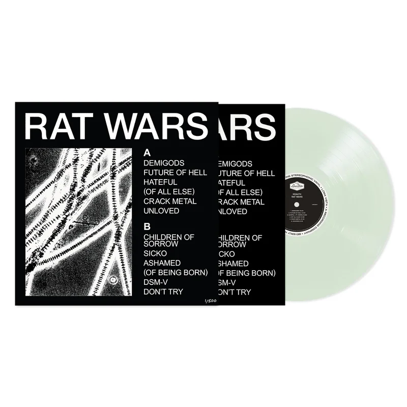 HEALTH RAT WARS LP - EXCLUSIVE - LTD. 500 - COKE BOTTLE CLEAR