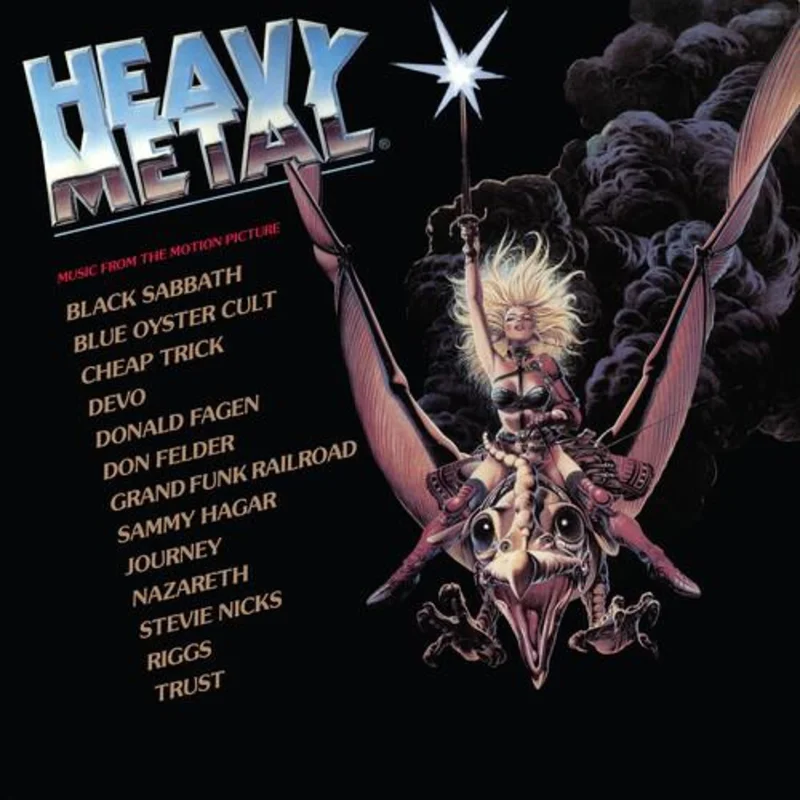 'HEAVY METAL' MOTION PICTURE SOUNDTRACK 2LP - RED
