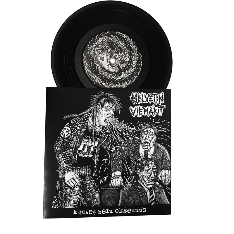 Helvetin Viemarit: Kauhea Melu Oksennus 7" (new)