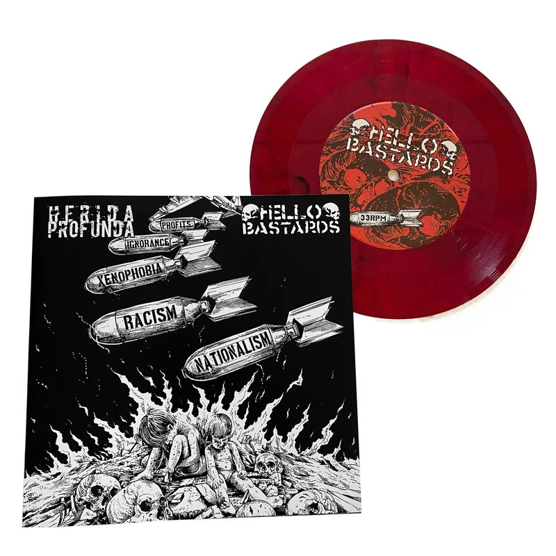 Herida Profuna / Hello Bastards: Split 7"