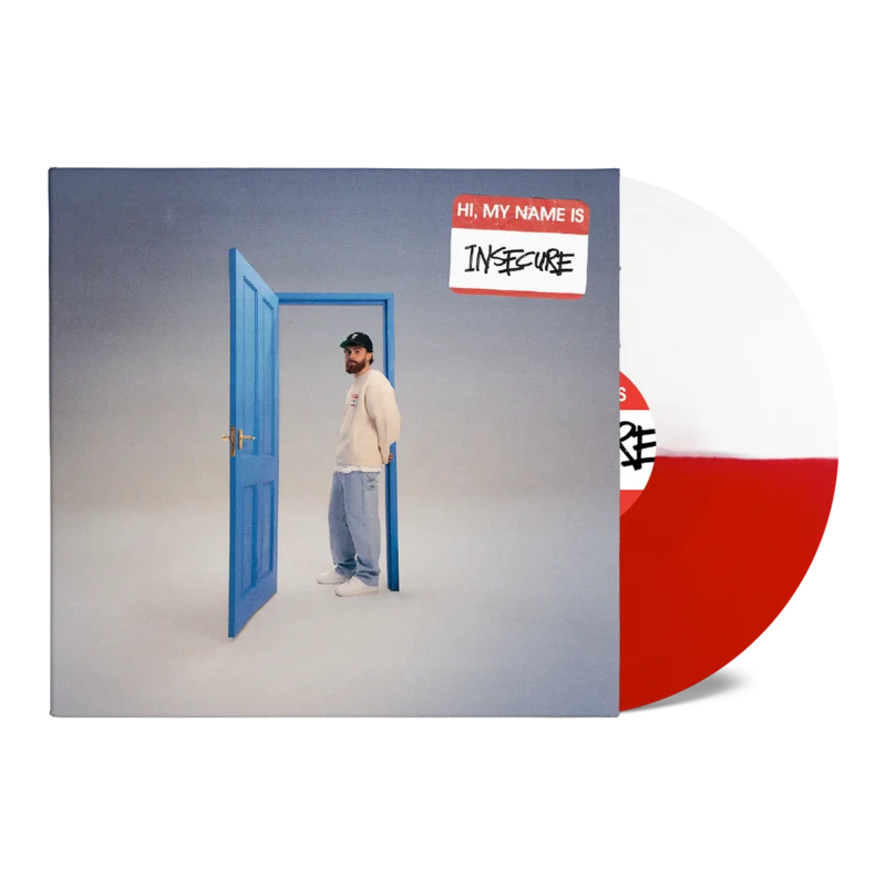 hi, my name is insecure - red/white vinyl