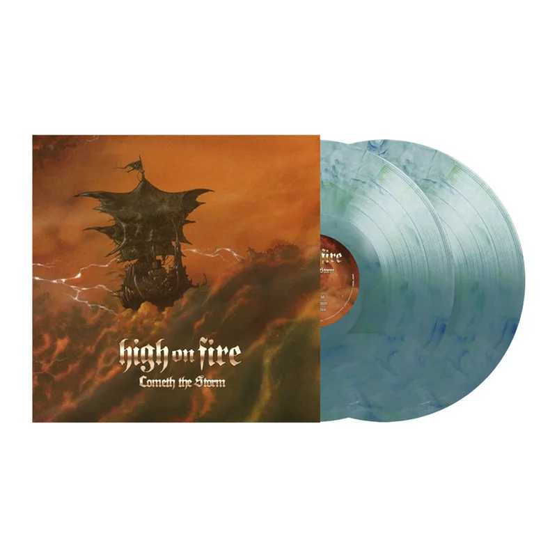 HIGH ON FIRE COMETH THE STORM 2LP - LTD. 300 - SKY BLUE/SPRING GREEN
