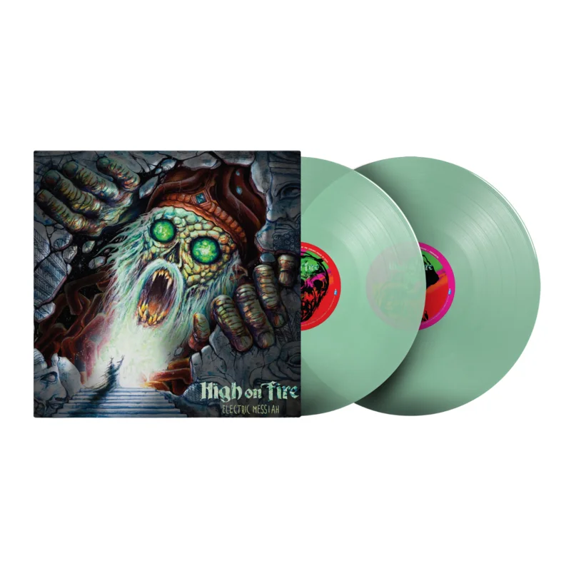 HIGH ON FIRE 'ELECTRIC MESSIAH' 2LP - COKE BOTTLE CLEAR