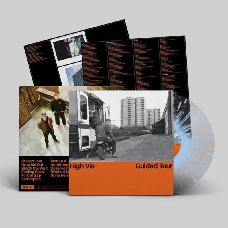 HIGH VIS 'GUIDED TOUR' LP - CLEAR/BABY BLUE SPLATTER