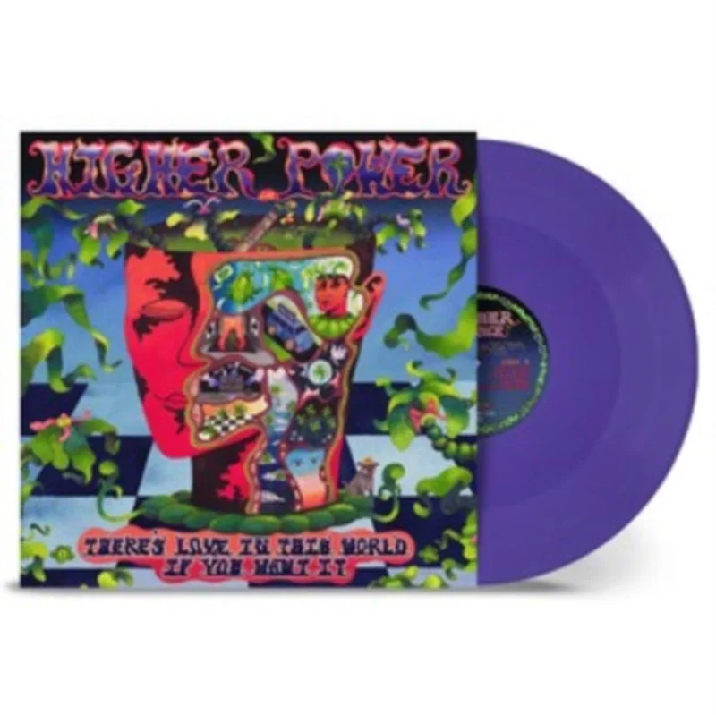 HIGHER POWER 'THERE'S LOVE IN THIS WORLD IF YOU WANT IT' LP - PURPLE