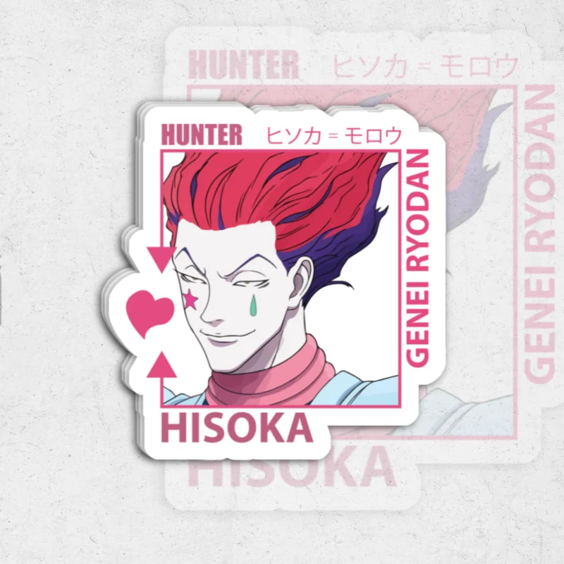 HISOKA2 (HXH) - Glossy vinyl sticker