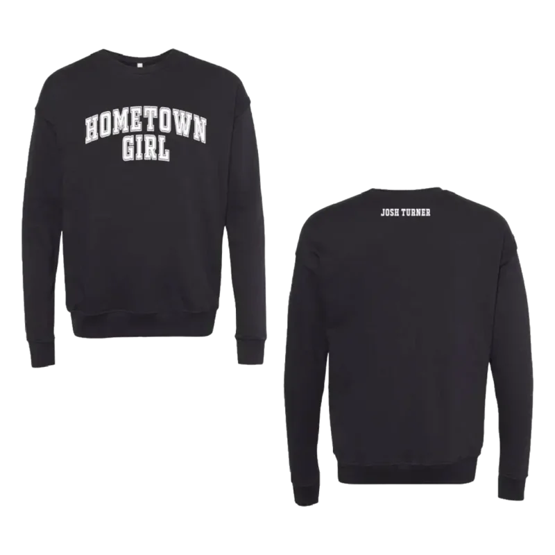 Hometown Girl Crewneck: Choose Your Color Black