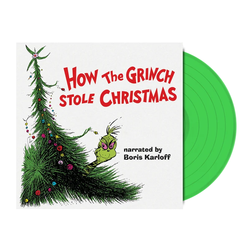 HOW THE GRINCH STOLE CHRISTMAS ORIGINAL SOUNDTRACK LP - GREEN