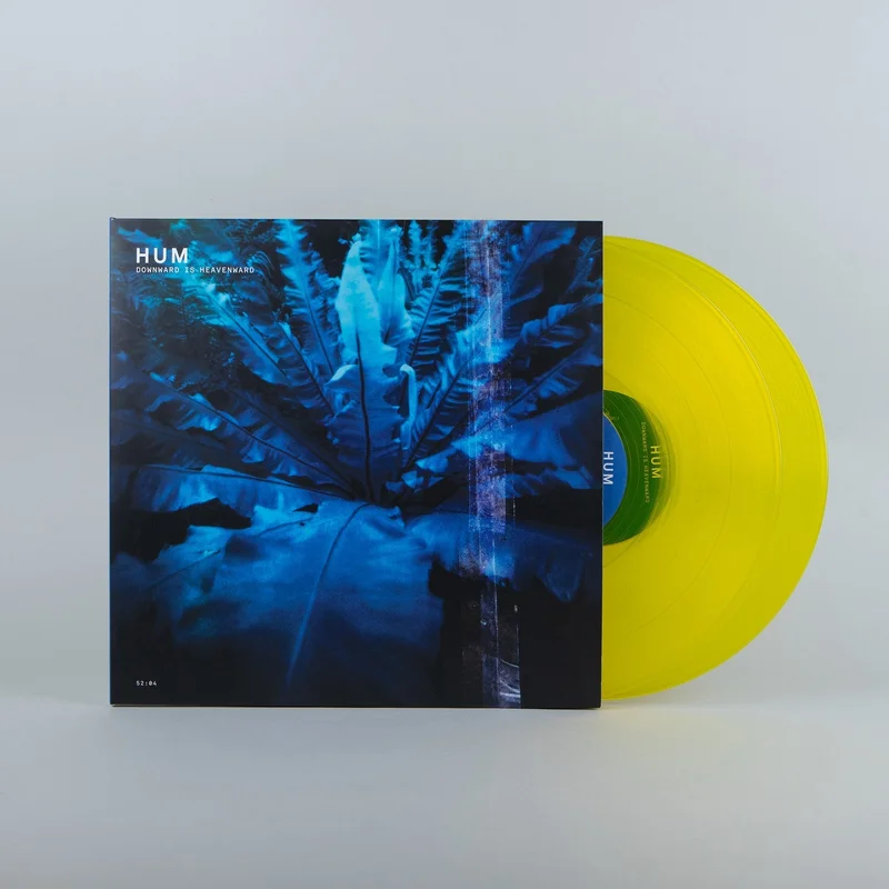 HUM 'DOWNWARD IS HEAVENWARD' 2LP - CLEAR YELLOW
