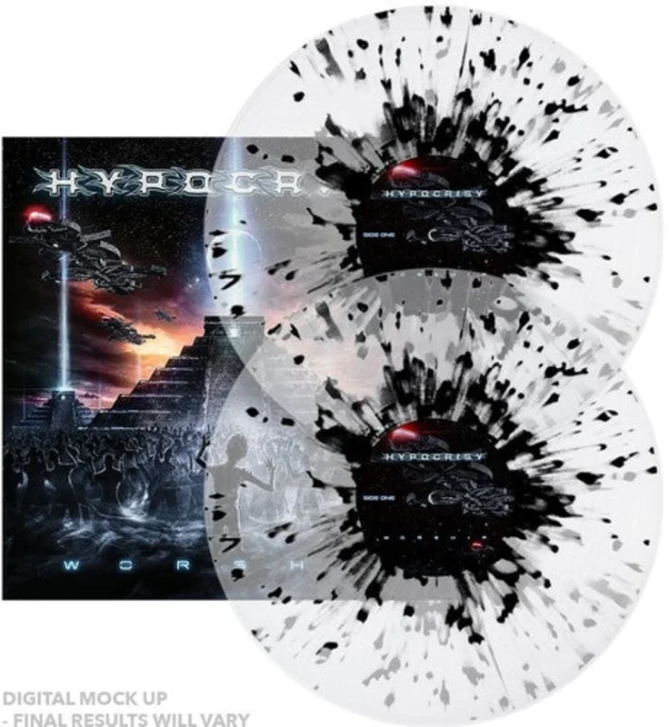 HYPOCRISY 'WORSHIP' 2LP - CLEAR/BLACK/SPLATTER