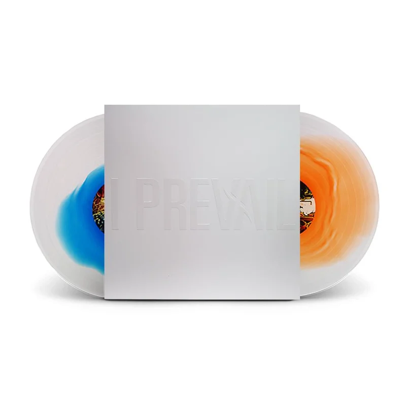 I PREVAIL HEART VS MIND/LIFELINES' 2LP - CLEAR/CYAN BLOB + CLEAR/ORANGE CRUSH BLOB