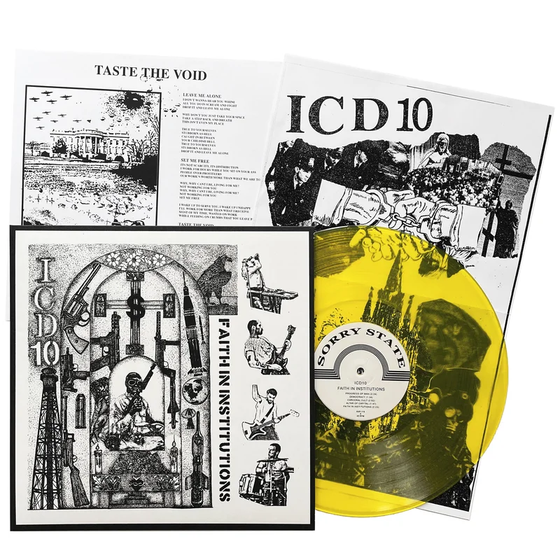 ICD10: Faith In Institutions 12" Yellow Vinyl