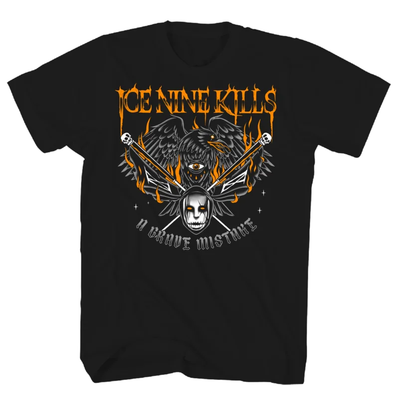 ICE NINE KILLS GRAVE MISTAKE BLACK T-SHIRT BLACK
