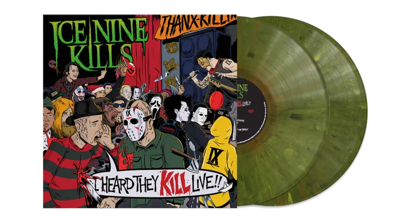 ICE NINE KILLS I HEARD THEY KILL LIVE 2LP - EXCLUSIVE - LTD. 350 - GREEN MARBLE