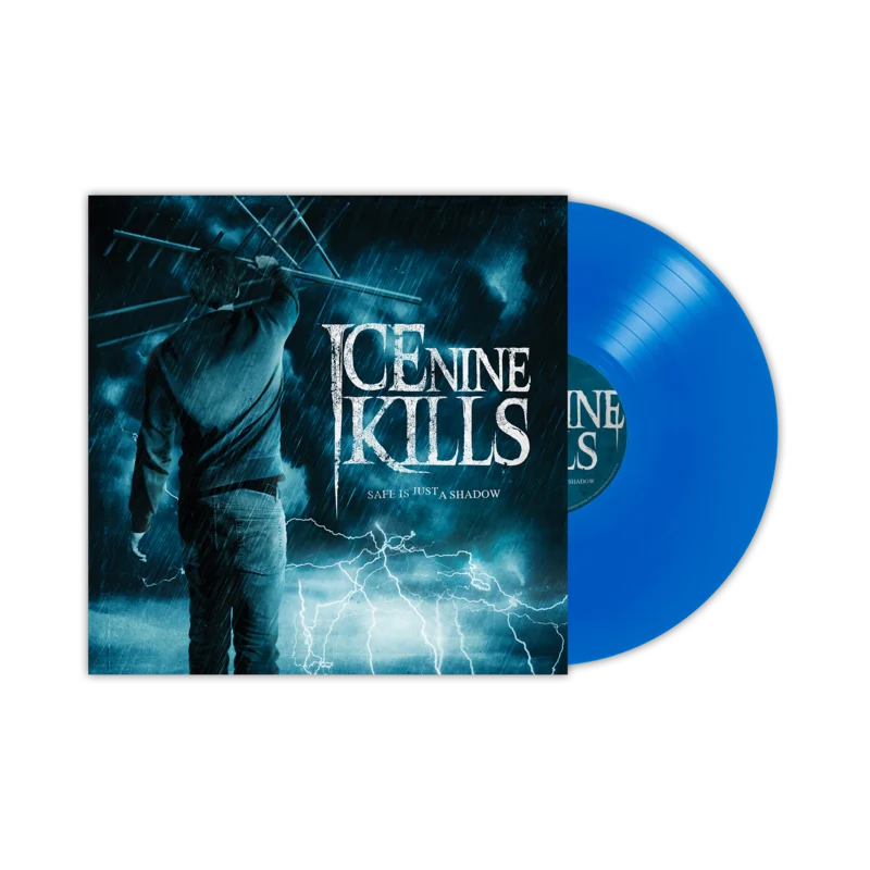 ICE NINE KILLS SAFE IS JUST A SHADOW (RE-SHADOWED & RE-RERECORDED) LP - EXCLUSIVE - LTD. 700 - TRANSPARENT BLUE