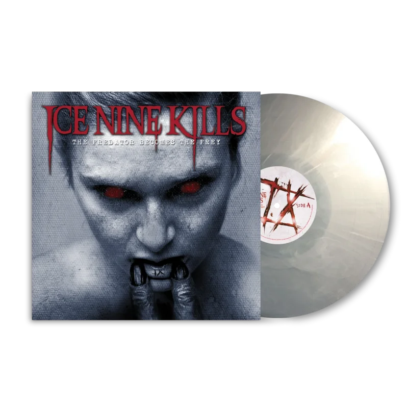 ICE NINE KILLS 'THE PREDATOR BECOMES THE PREY' LP - CLEAR/SMOKEY WHITE/SWIRL