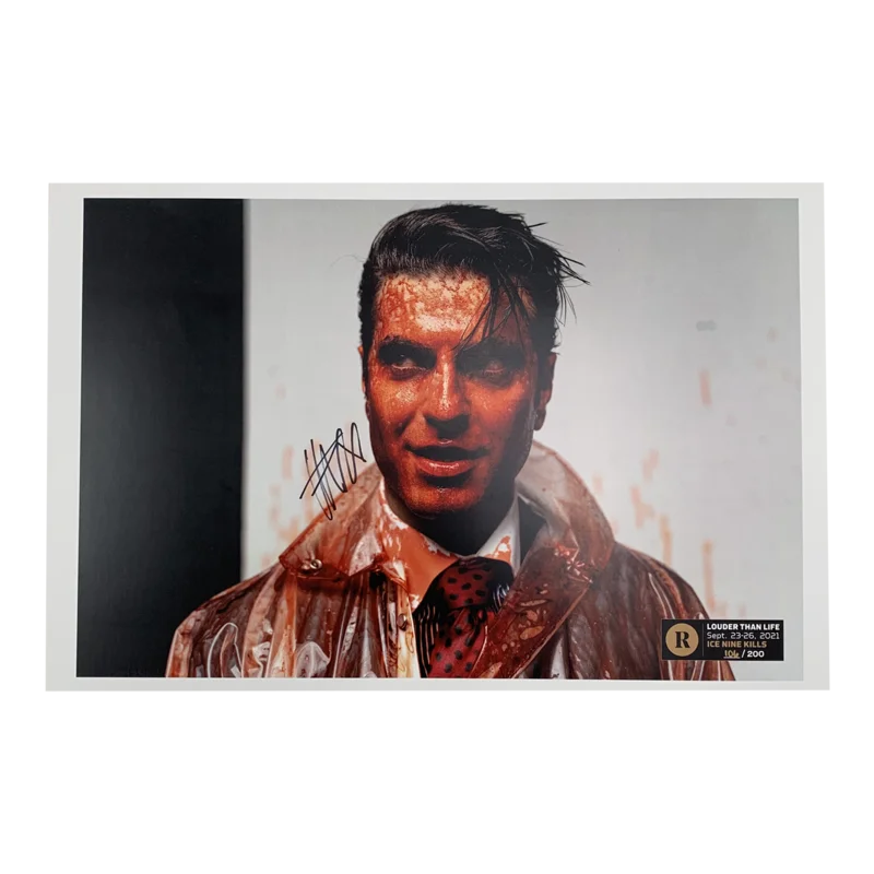 ICE NINE KILLS X REVOLVER X LOUDER THAN LIFE - SIGNED FESTIVAL POSTER