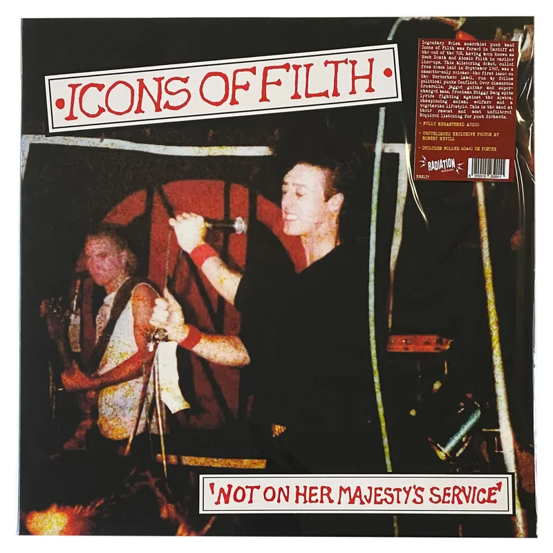 Icons Of Filth: Not On Her Majesty's Service 12"