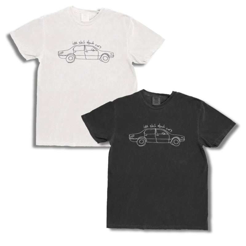 IDK Shit About Cars Tee Black