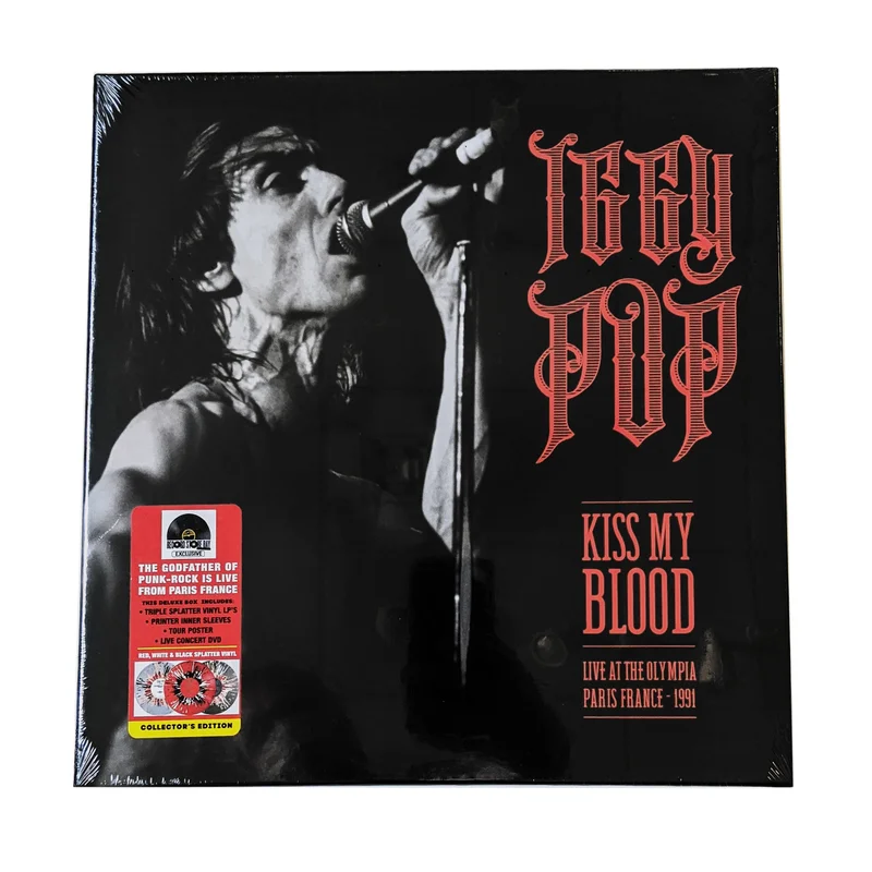 Iggy Pop: Kiss My Blood (Live In Paris 1991) 12" box set (RSD)