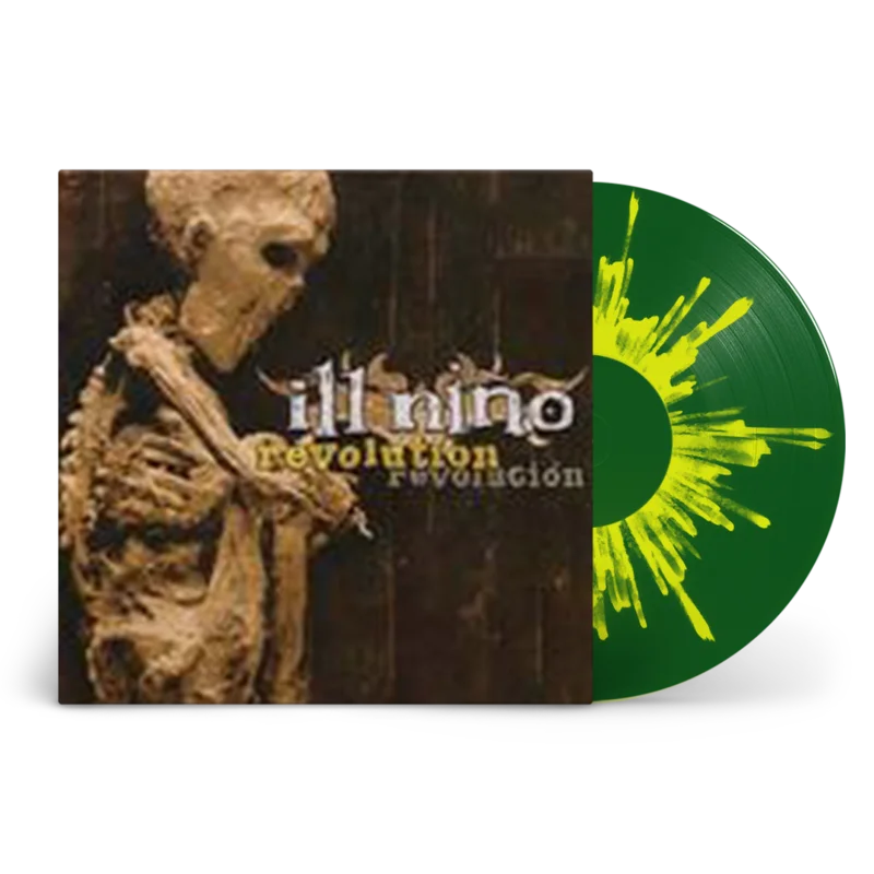 ILL NINO 'REVOLUTION REVOLUCION' LP - DARK GREEN/YELLOW/SPLATTER