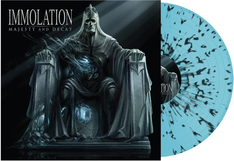 IMMOLATION 'MAJESTY AND DECAY' LP - BLUE/BLACK/SPLATTER