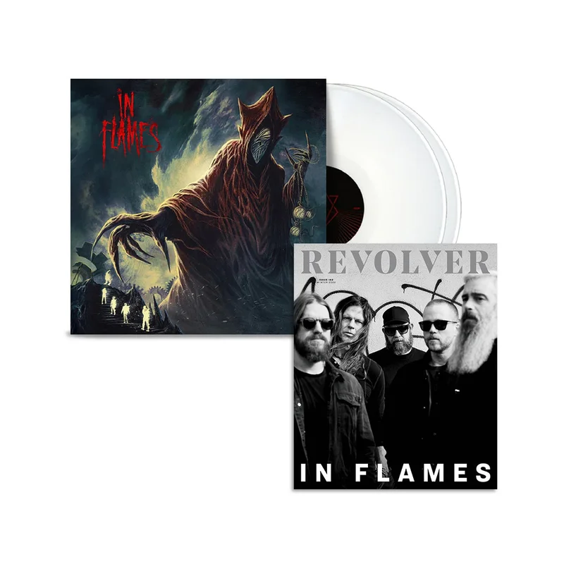 IN FLAMES FOREGONE 2LP - LTD. - WHITE + REVOLVER WINTER 2022 ISSUE