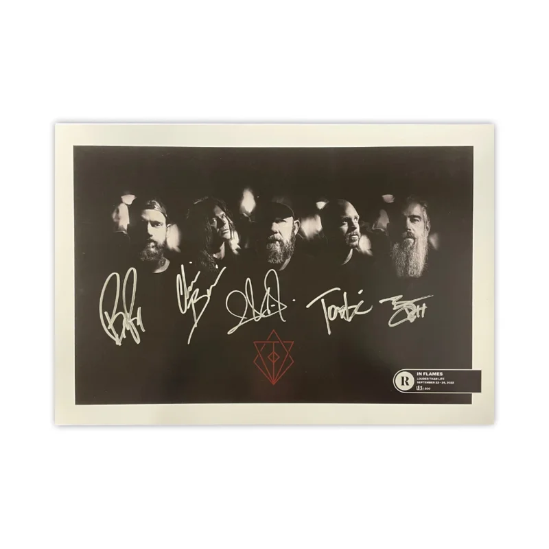 IN FLAMES x REVOLVER x LOUDER THAN LIFE 2022 - SIGNED FESTIVAL POSTER