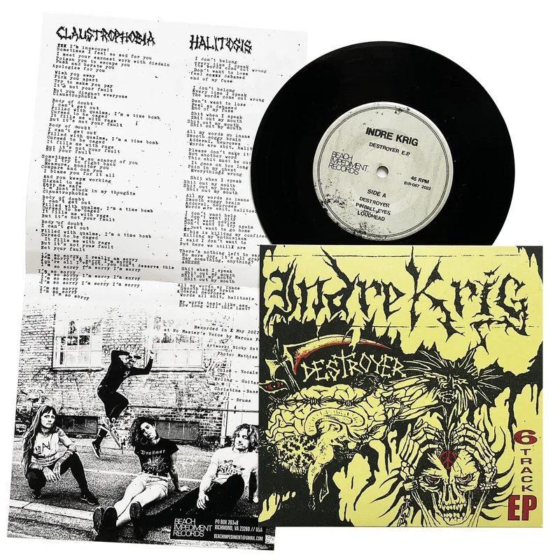 Indre Krig: Destroyer 7" (US pressing)