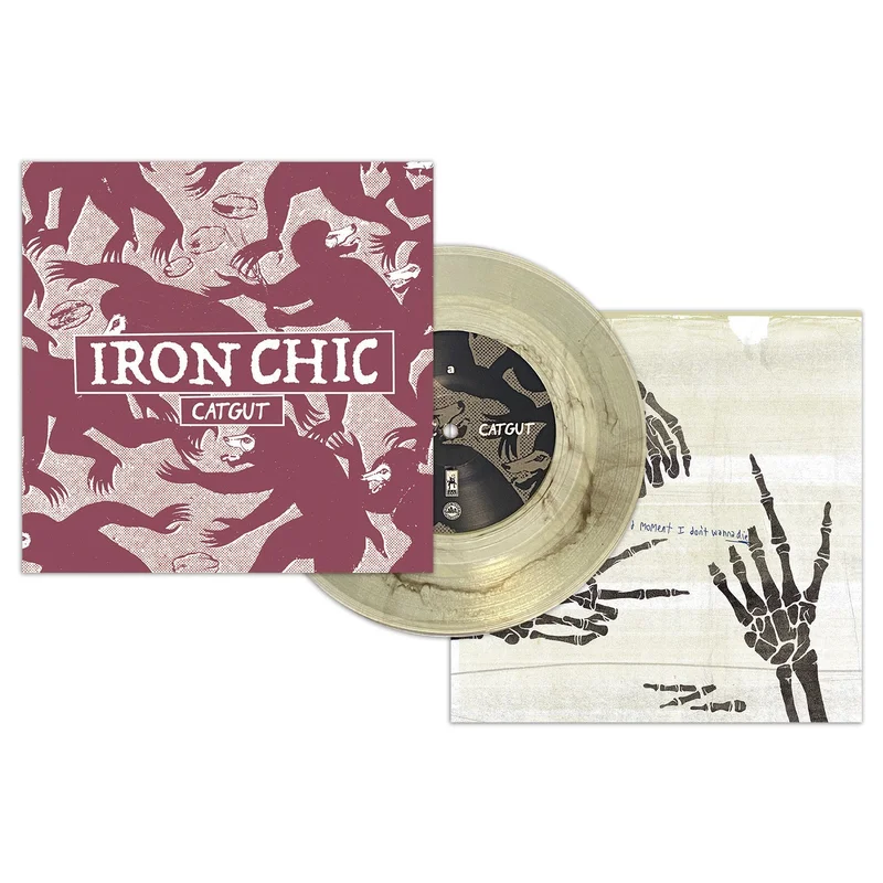 IRON CHIC/WAYS AWAY SPLIT 7" - EXCLUSIVE - LTD. 100 - COK BOTTLE CLEAR