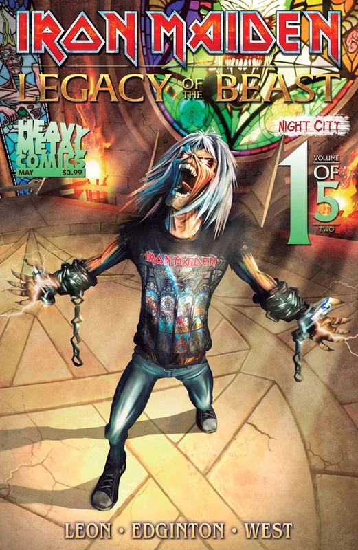IRON MAIDEN LEGACY O/T BEAST VOL 2 NIGHT CITY #1 (COVER A CASAS) COMIC BOOK