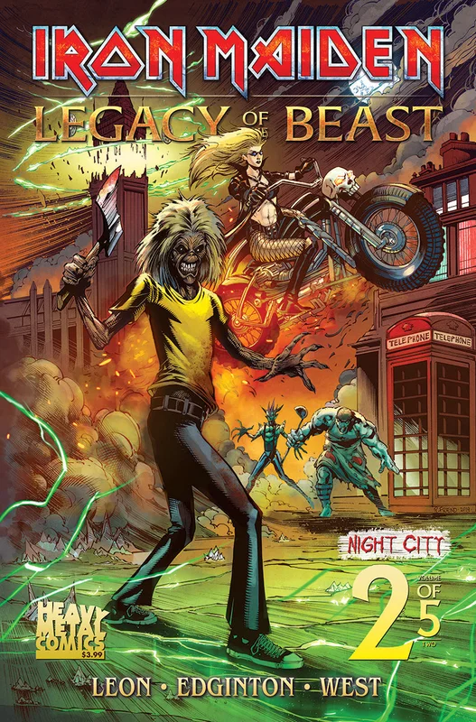 IRON MAIDEN LEGACY O/T BEAST VOL 2 NIGHT CITY #2 (COVER A TBD) COMIC BOOK