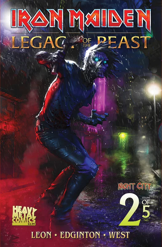 IRON MAIDEN LEGACY O/T BEAST VOL 2 NIGHT CITY #2 (COVER C TBD) COMIC BOOK