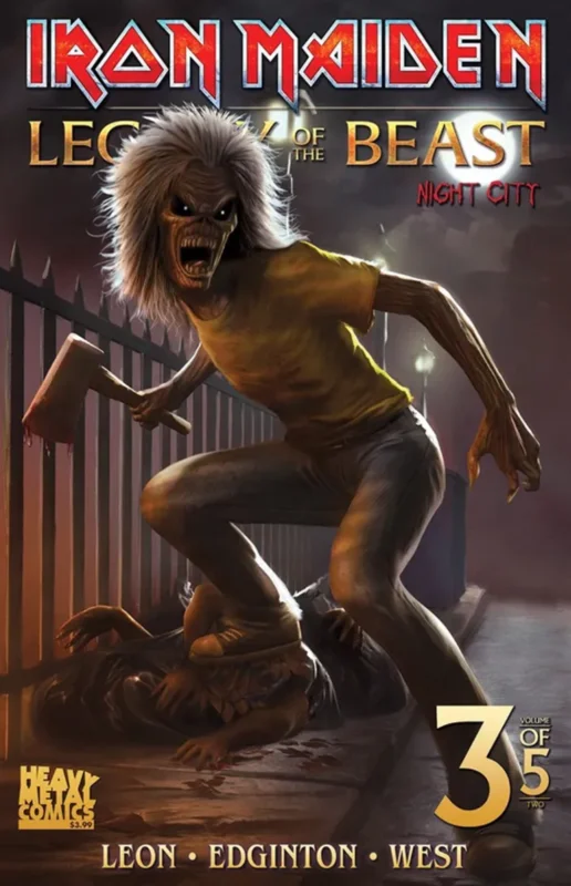 IRON MAIDEN LEGACY O/T BEAST VOL 2 NIGHT CITY #3 (COVER C TBD) COMIC BOOK