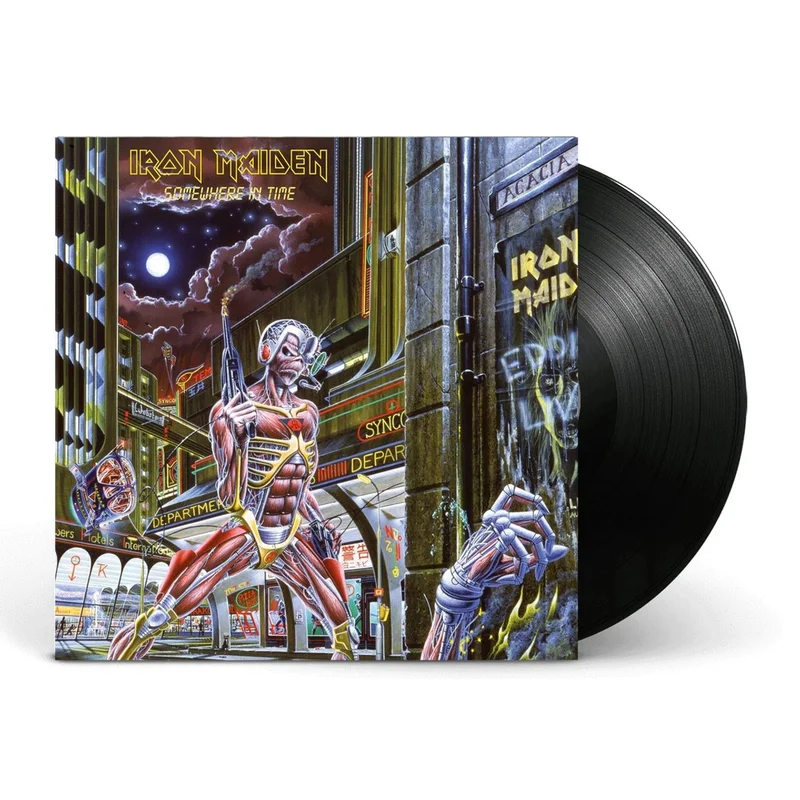 IRON MAIDEN - SOMEWHERE IN TIME - VINYL LP