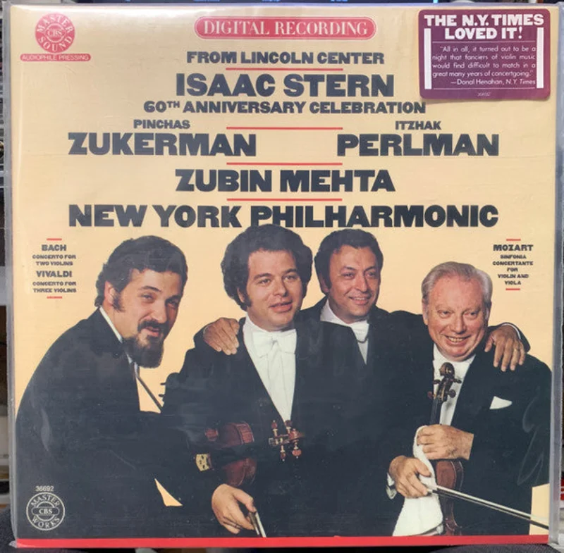Isaac Stern: From Lincoln Center - 60th Anniversary Celebration 12"