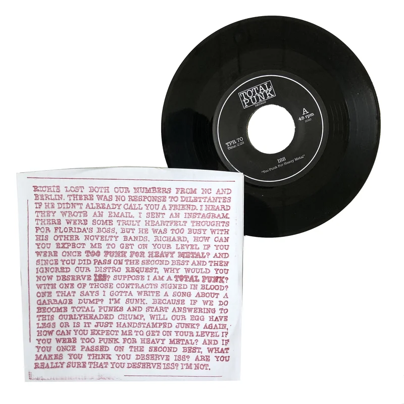 ISS: Too Punk For Heavy Metal 7"