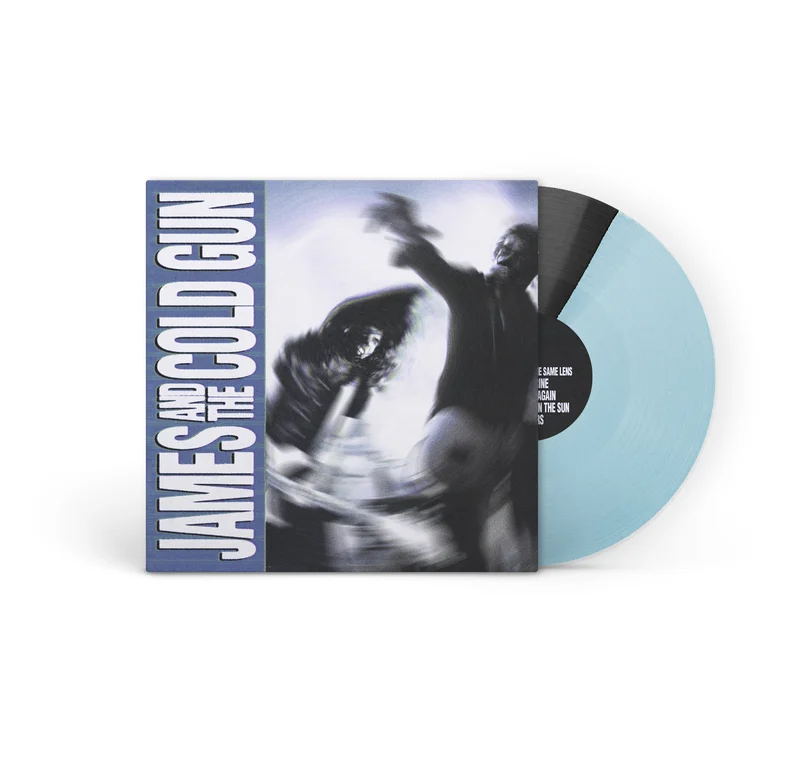 JAMES AND THE COLD GUN  'S/T' LP - BABY BLUE/BLACK SPLIT