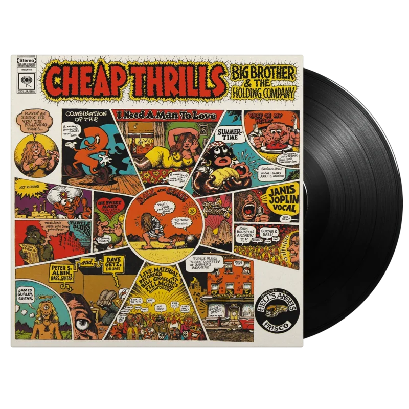 JANIS JOPLIN / BIG BROTHER & THE HOLDING COMPANY - CHEAP THRILLS - VINYL LP