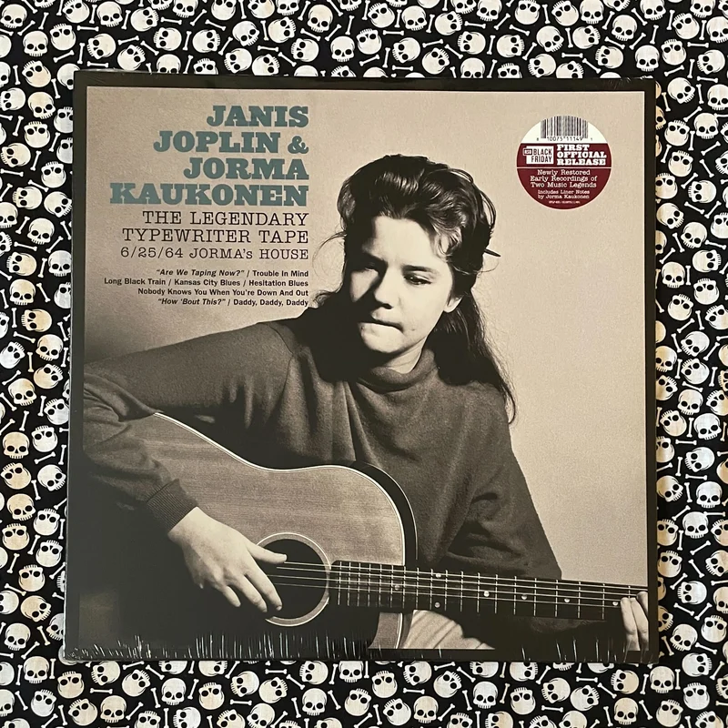 Janis Joplin & Jorma Kaukonen: The Legendary Typewriter Tape 12" (Black Friday 2022)