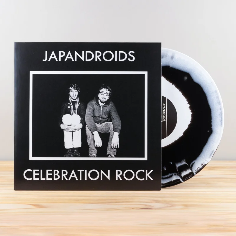 JAPANDROIDS 'CELEBRATION ROCK' LP - BLACK/WHITE