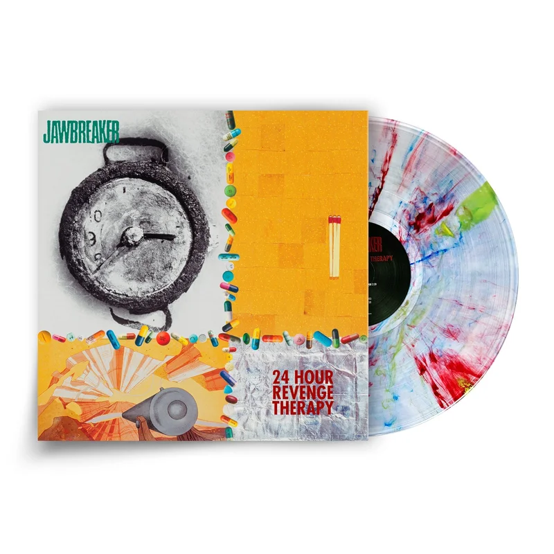 JAWBREAKER 24 HOUR REVENGE THERAPY LP - LTD. 500 - YELLOW/BLUE/RED SWIRL